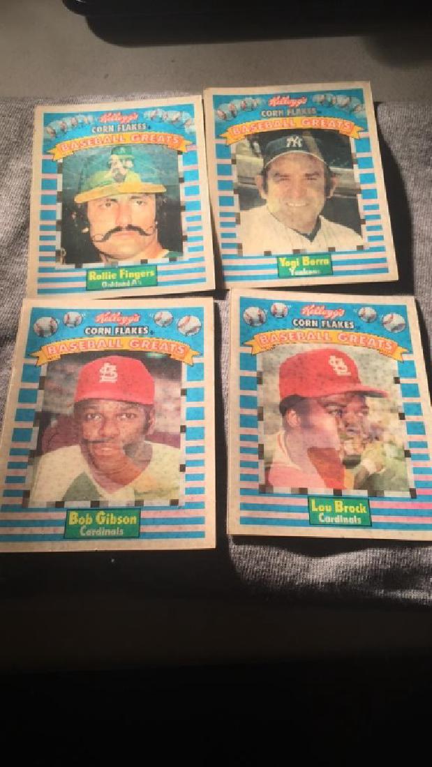 Kellogg's corn flakes baseball greats lot Berra (1 of 2)