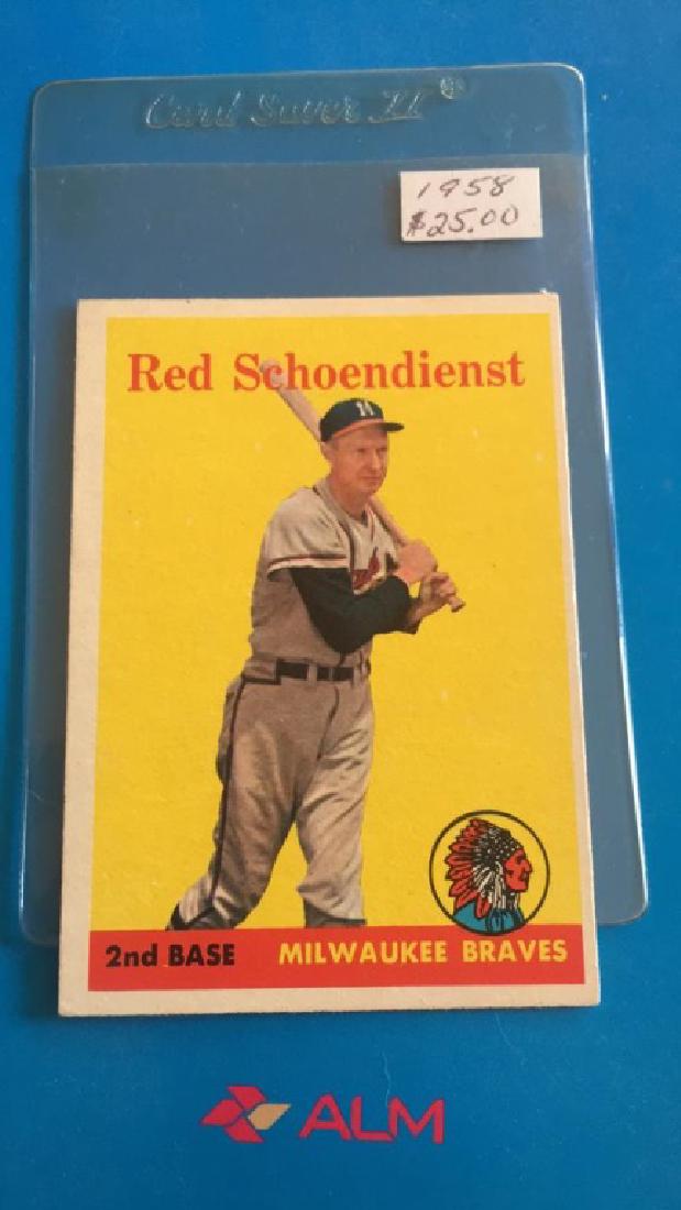 Red Schoendienst 1958 Topps (1 of 3)