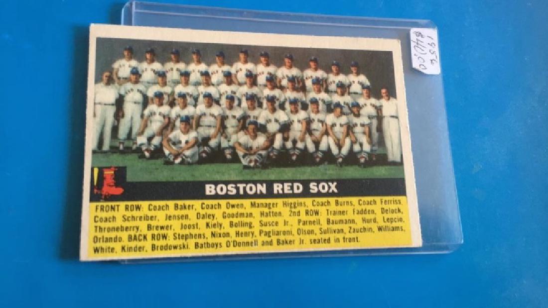 1956 Topps Boston Red Sox team card lot (1 of 2)