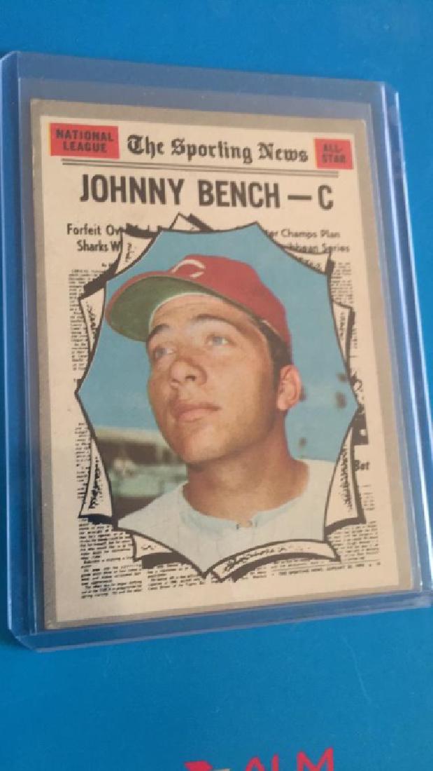 Johnny Bench 1970 Topps The Sporting News (1 of 2)