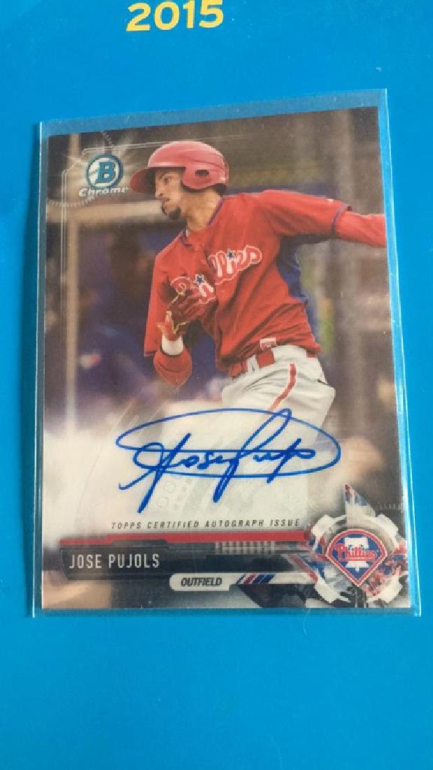 jose pujols bowman chrome auto (1 of 1)