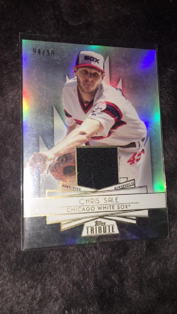 Chris sale Topps tribute jersey card /99 (1 of 1)