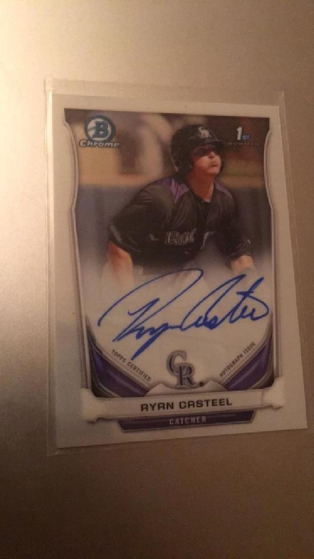 Ryan Casteel 2014 bowman chrome auto RC (1 of 1)