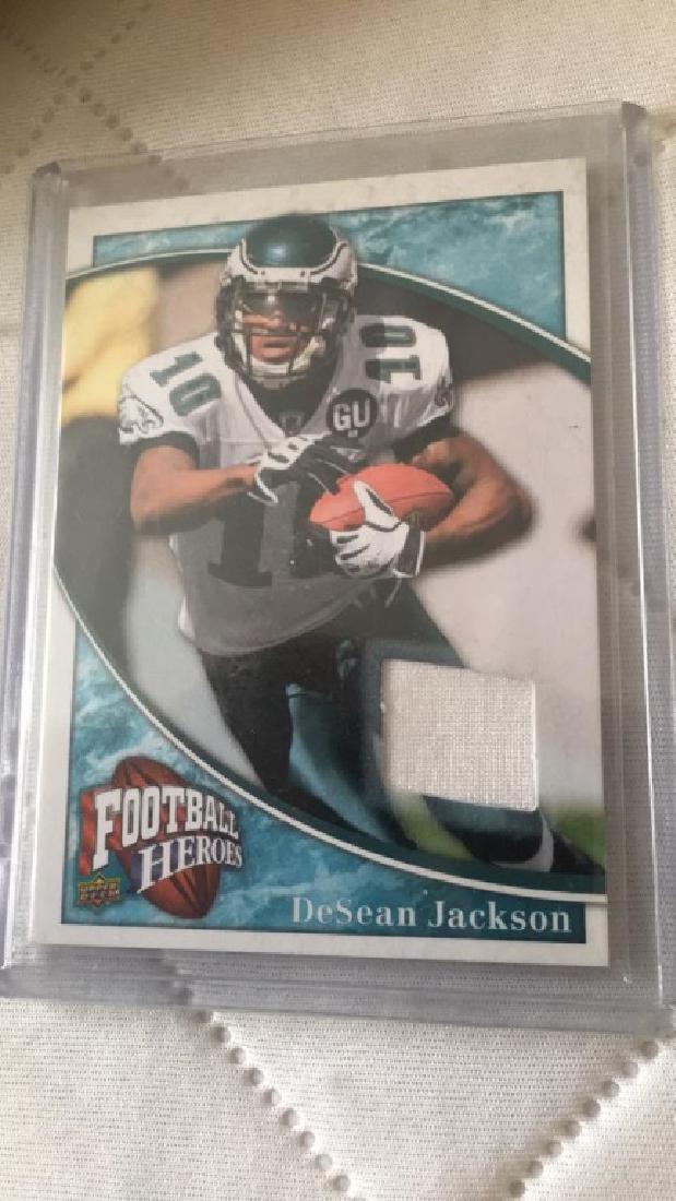 Desean Jackson football heroes jersey card (1 of 2)