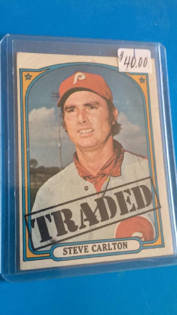 Steve Carlton 1972 Topps Traded (1 of 2)