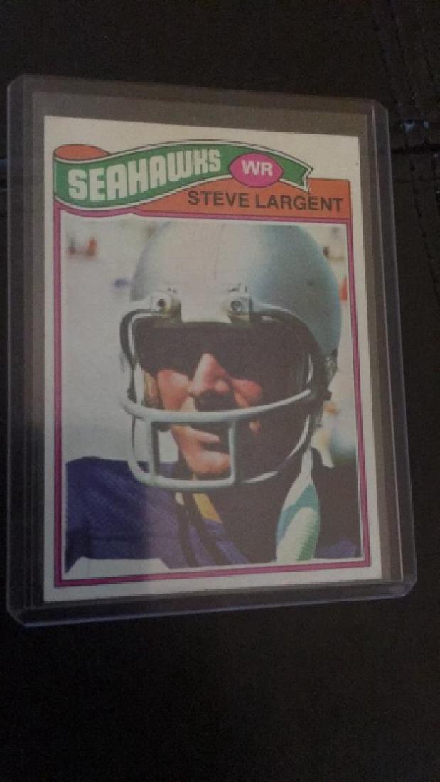 Steve Largent 1977 Topps RC (1 of 2)