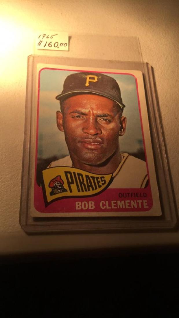 Bob Clemente 1965 Topps vintage Nice shape (1 of 2)