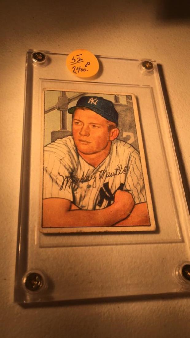 1952 Bowman Mickey Mantle #101 (1 of 3)