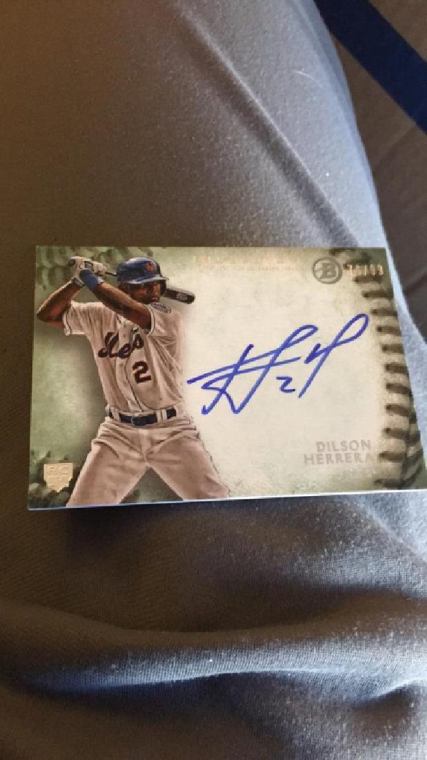 Dilson Herrera 2015 inception auto /99 (1 of 1)