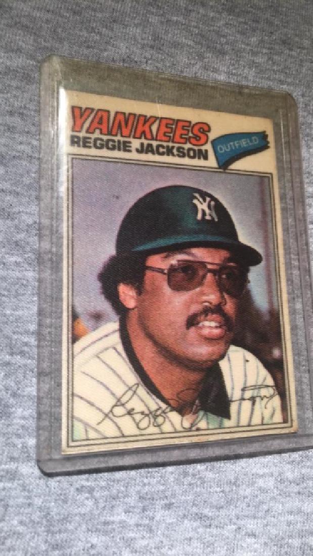 Reggie Jackson 1977 Topps Felt (1 of 2)