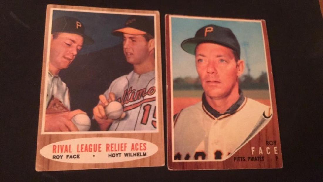 1962 Topps Roy Face and Rival League relief aces (1 of 2)