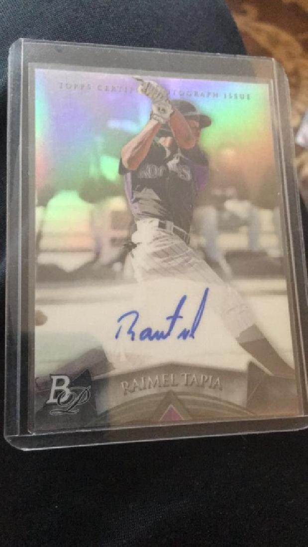 Raimel Tapia 2014 Bowman platinum auto rookie (1 of 1)