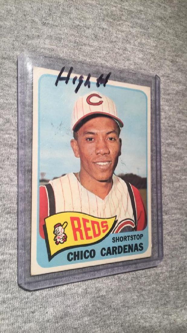 Chico Cardenas 1965 Topps High #: Chico Cardenas 1965 Topps High #