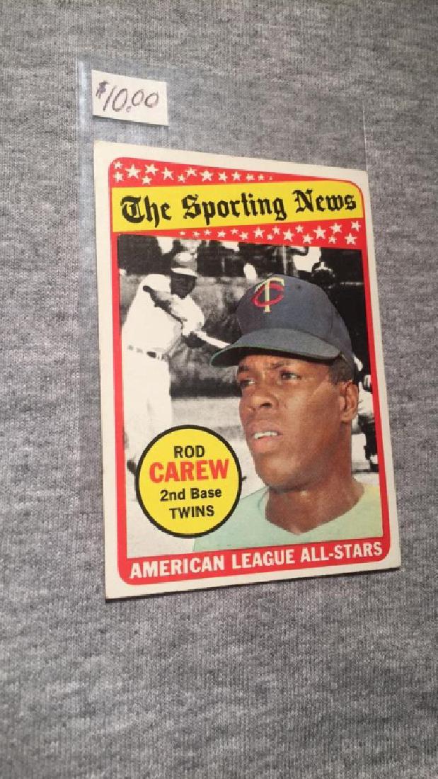 Rod Carew 1969 Topps The Sporting News (1 of 2)