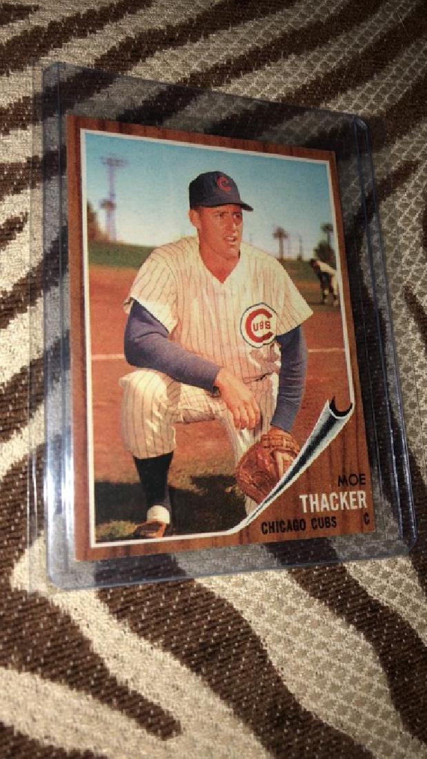 Moe Thacker 1962 Topps high number SP nice shape (1 of 2)