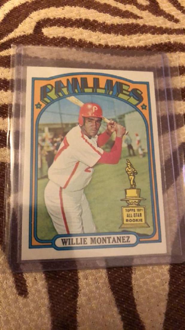 Willie Montanez 1972 Topps high number SP (1 of 2)
