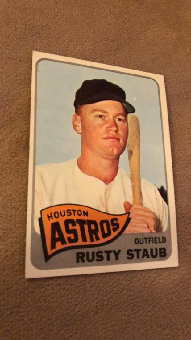 1965 Topps Rusty Staub sharp nice card (1 of 2)