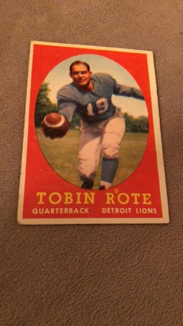 Tobin rote 1959 Topps vintage football (1 of 2)