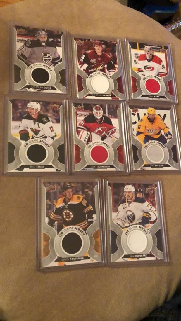 2017-18 Upper deck hockey game used jersey lot of (1 of 3)