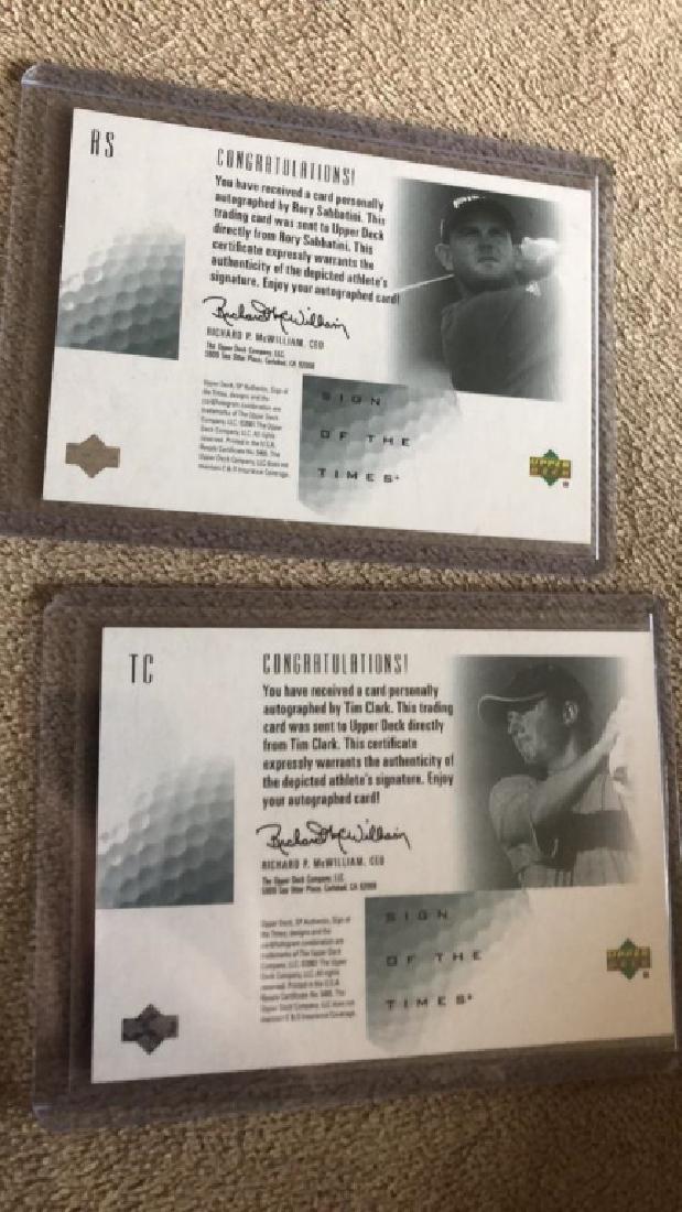 Rory Sabbatini and Tim Clark Sp authentic auto (1 of 2)