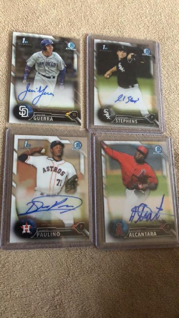 2016 Bowman Chrome David Paulino RC Auto (1 of 4)
