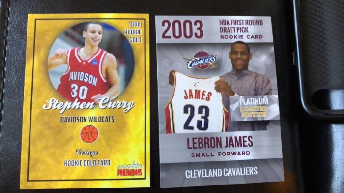 Steph Curry lebron James RC Lot (1 of 2)
