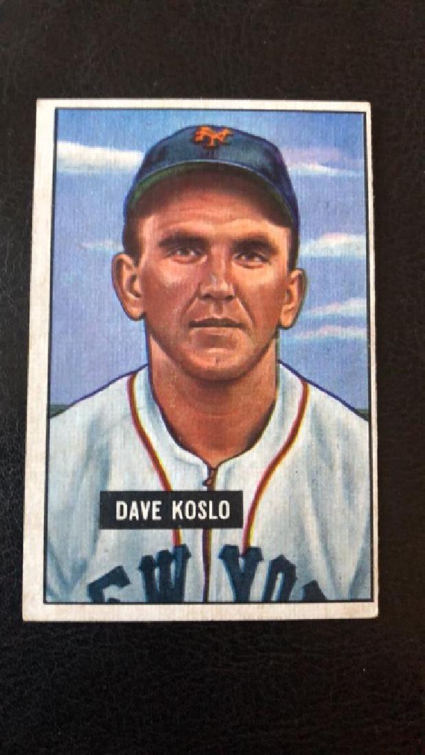 Dave Koslo 1951 Bowman very nice shape LOOK no (1 of 2)