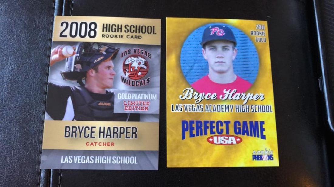 Bryce Harper Gold high school and USA RC Lot (1 of 2)