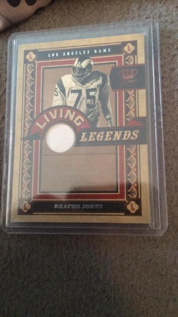 Deacon Jones crown royale jersey card (1 of 2)