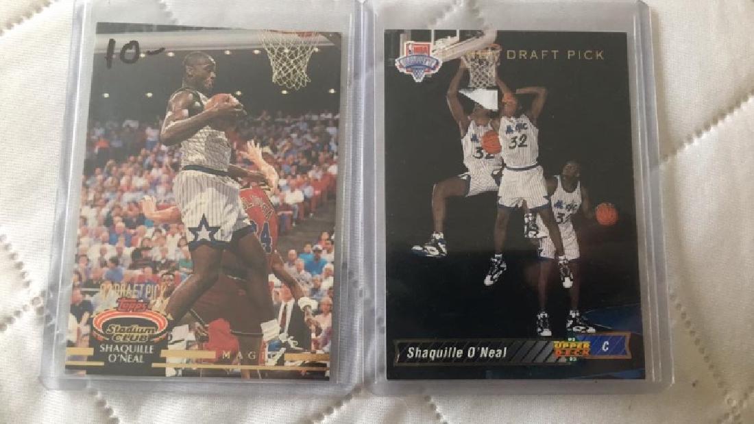 Shaquille o'neal 2 card RC lot (1 of 1)
