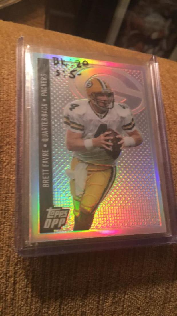 Brett Favre 2006 Topps DPP refractor (1 of 2)