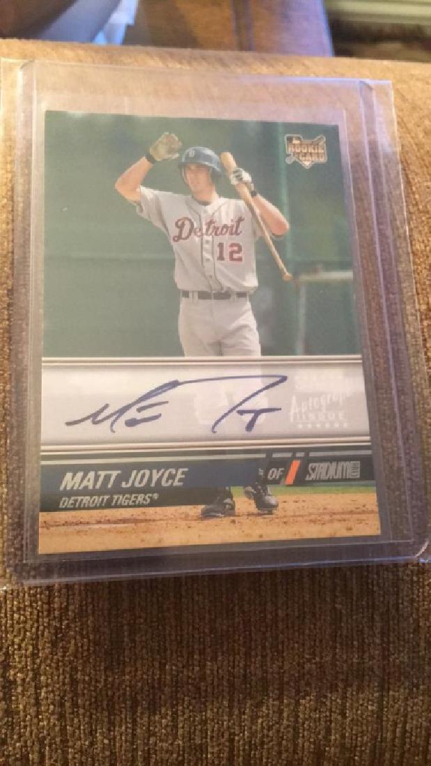 Matt Joyce 2008 Stadium club auto rookie (1 of 2)