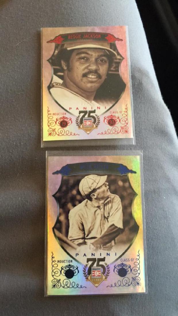 2014 Panini Hall of Fame short print lot Reggie: Jackson/50 Willie Keller/25