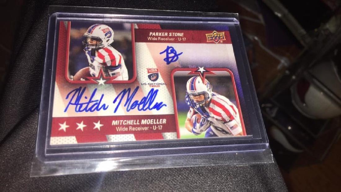 Parker Stone Mitchell Moeller dual auto 2016 USA (1 of 2)