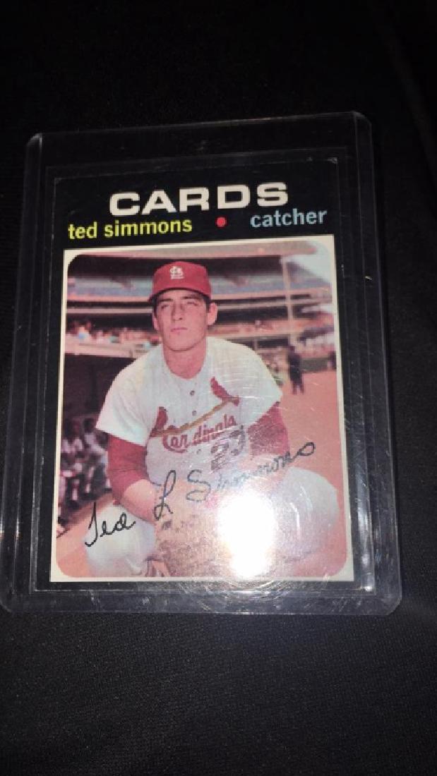 Ted Simmons 1971 Topps: Ted Simmons 1971 Topps