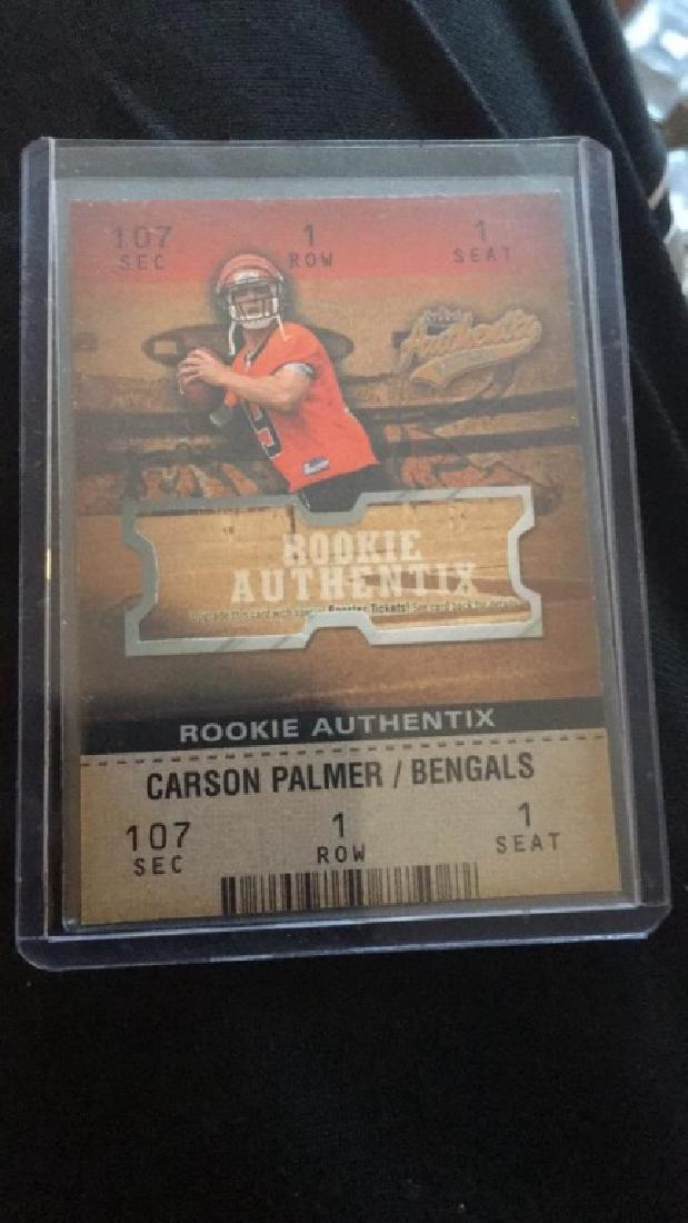 Carson Palmer 2003 fleer authentix rookie/1250 (1 of 1)