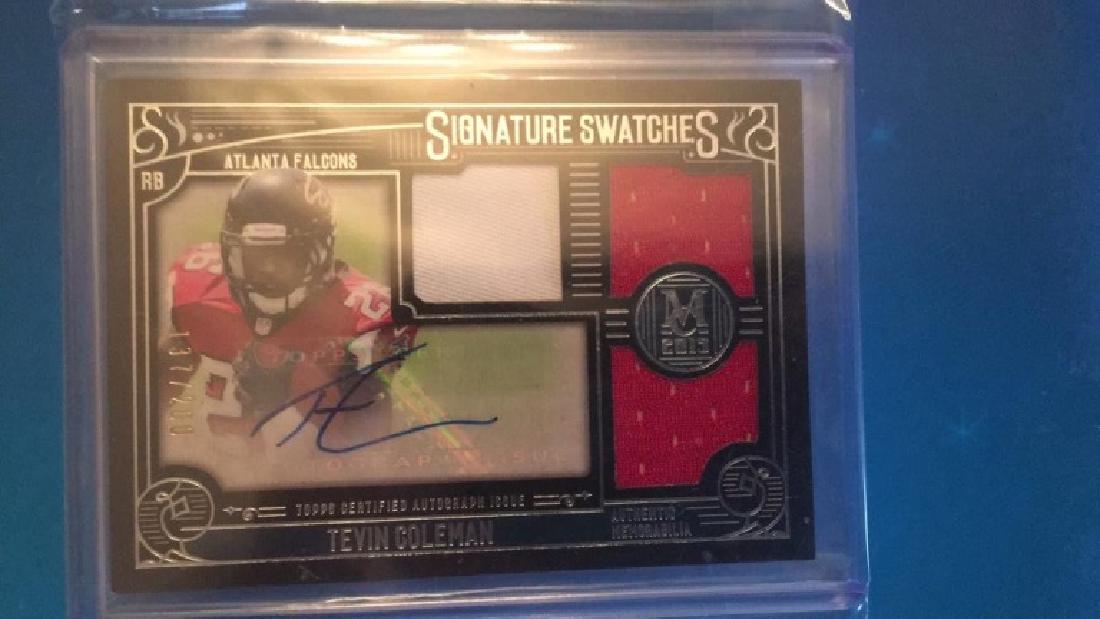 Tevin Coleman 2015 Topps Museum Collection triple (1 of 3)