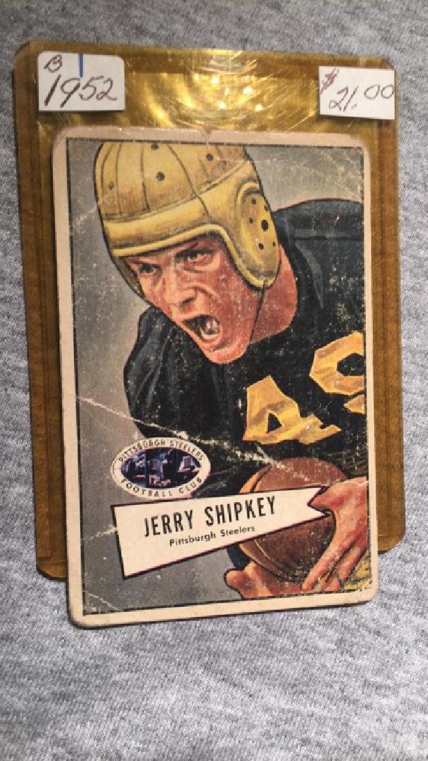Jerry Shipkey 1952 Bowman football (1 of 2)