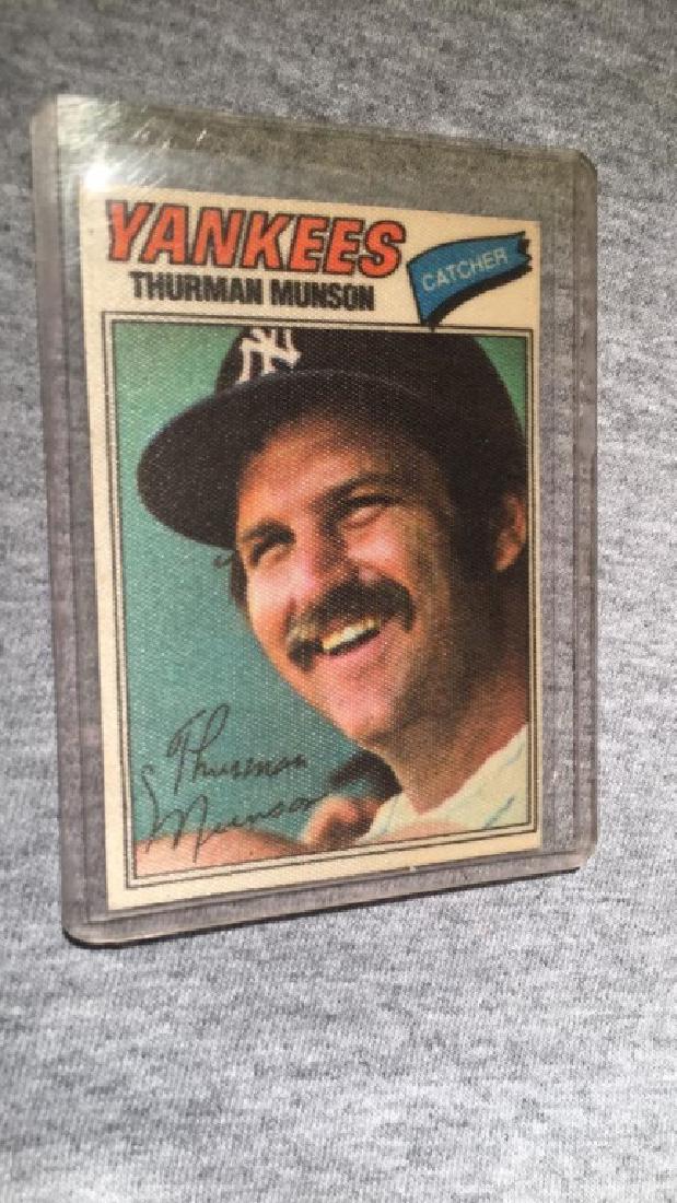 Thurman Munson 1977 Topps Felt (1 of 2)