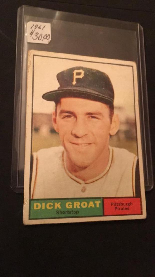 1961 Topps Set Break # 1 Dick Groat (1 of 2)