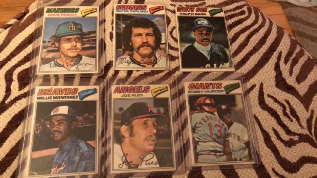 1977 Topps felt card lot of six (1 of 4)