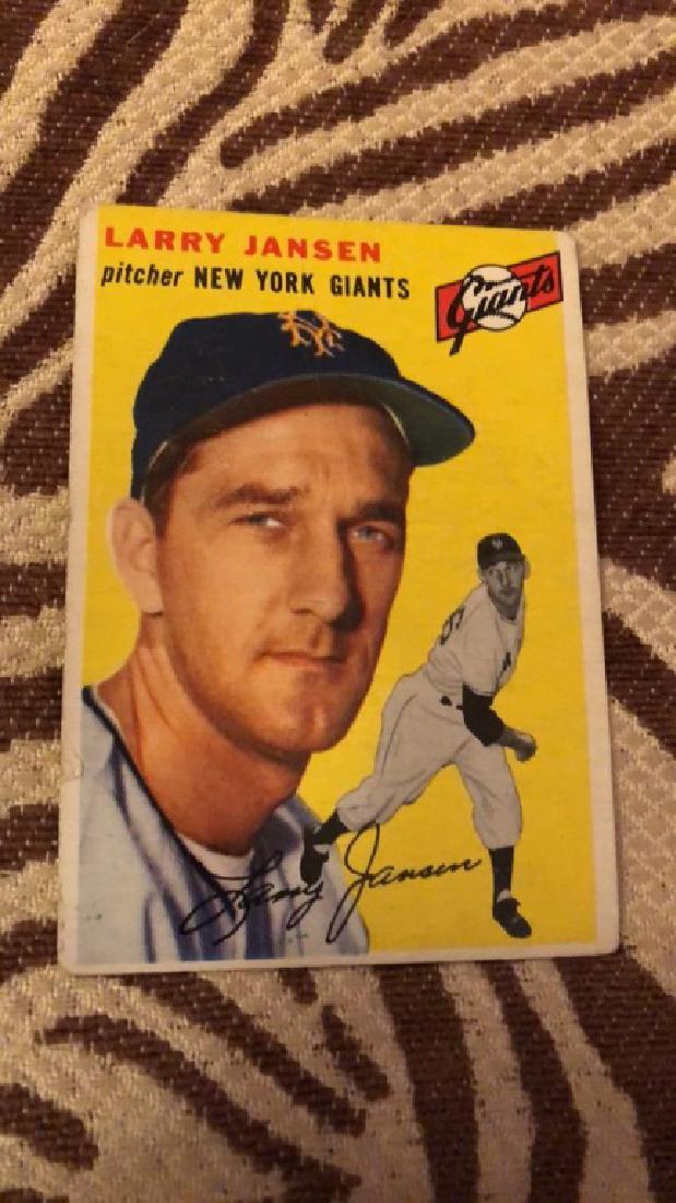 1954 Topps Larry Jansen vintage (1 of 2)