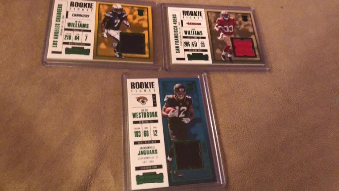 2017 Contenders RC Patch Lot of 3: mike Williams, (1 of 4)