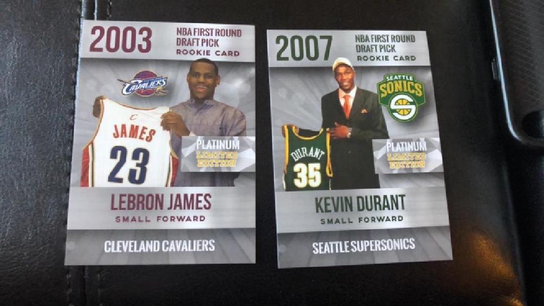 LeBron James Kevin Durant first round draft pick (1 of 2)