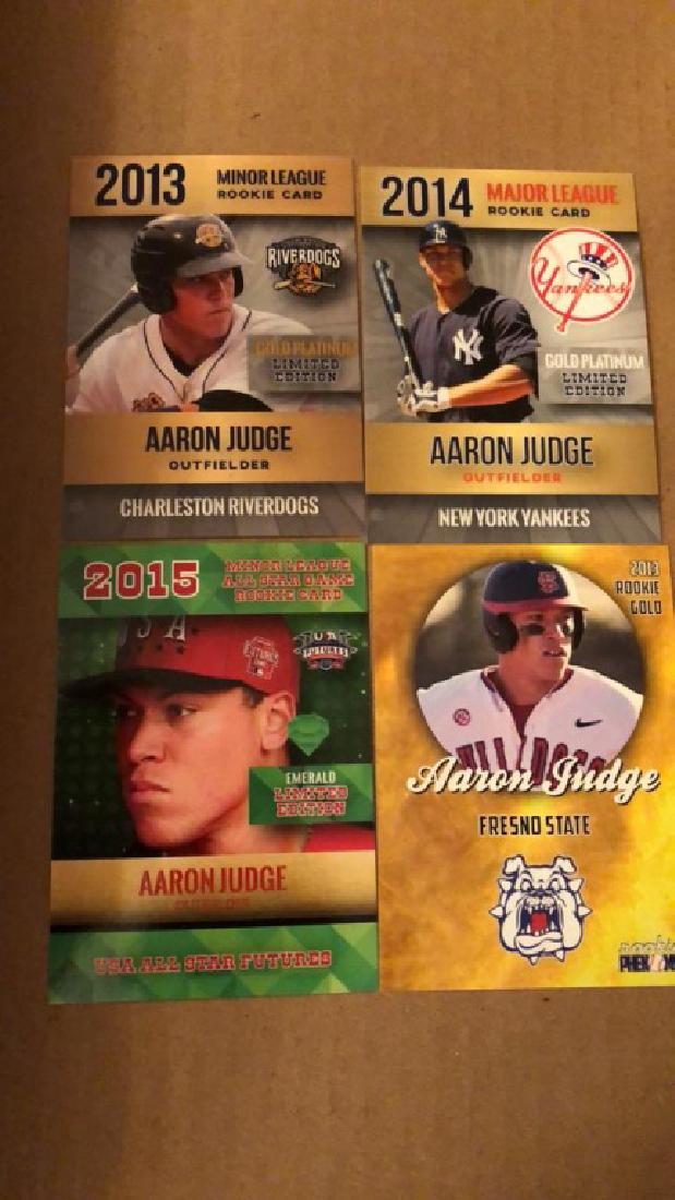 Aaron Judge 4 Card RC Lot: Rookie Phenoms Gold (1 of 2)