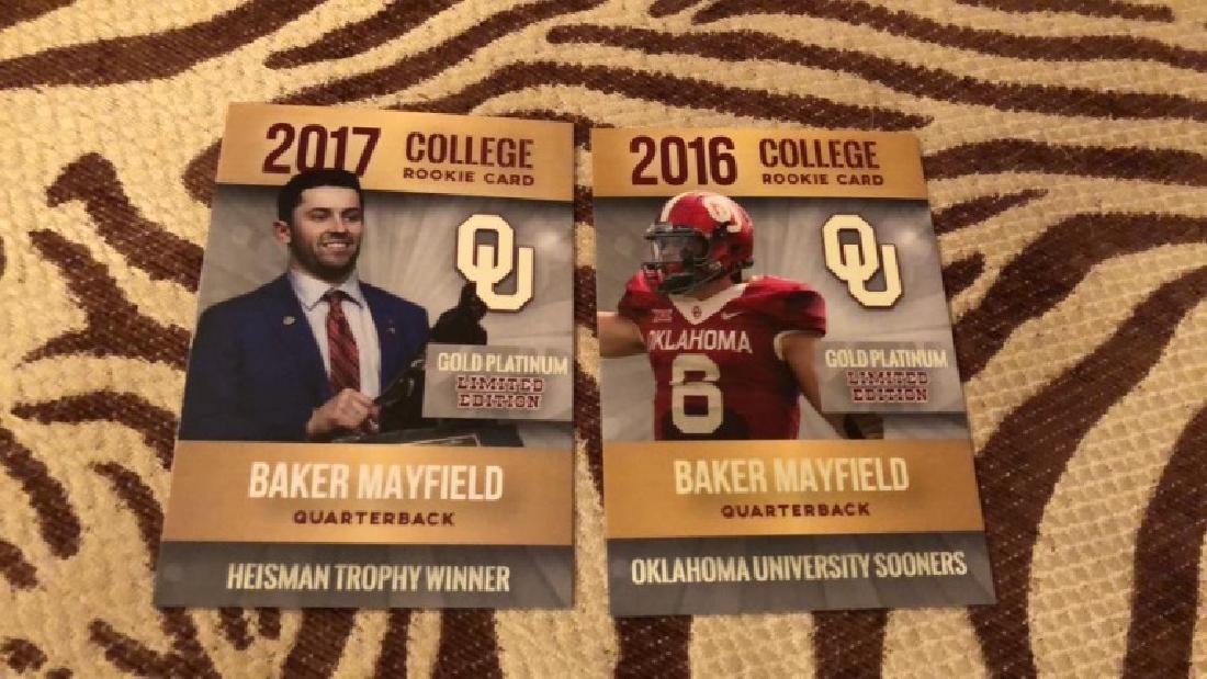 Baker Mayfield 2 card RC Lot (1 of 1)