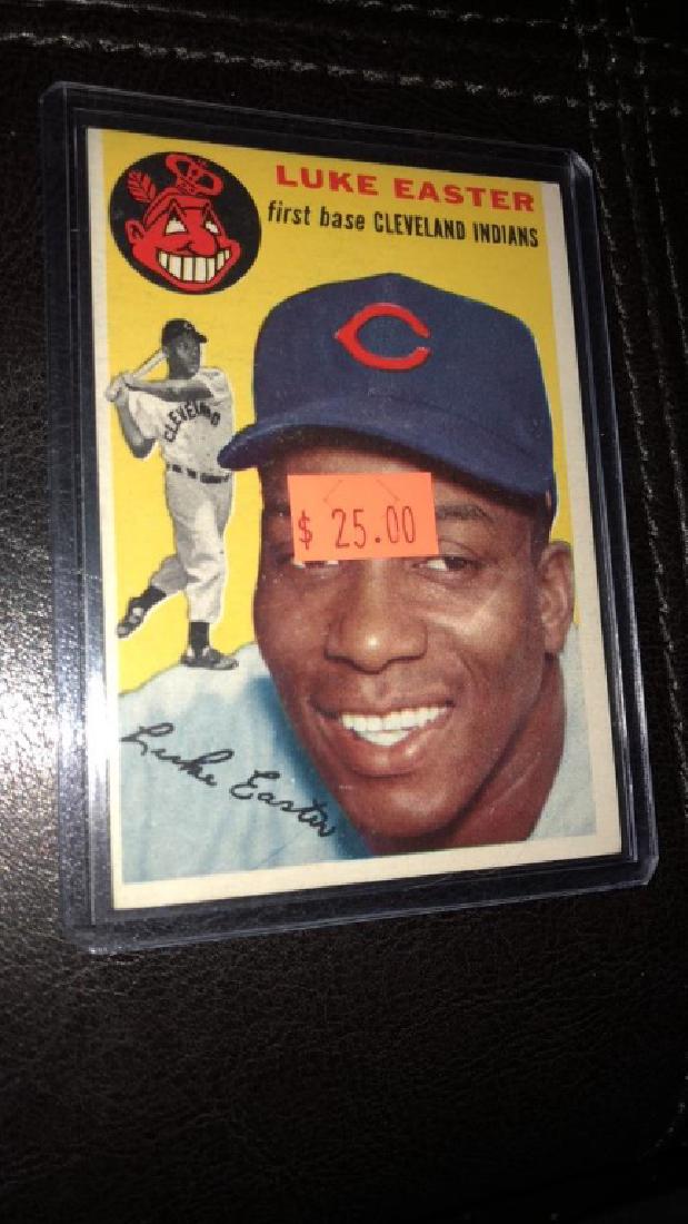 Luke Easter 1954 Topps vintage nice card (1 of 2)