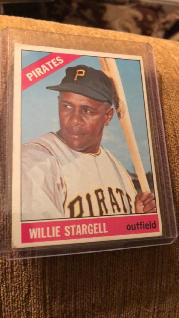 Willie Stargell 1966 Topps vintage card (1 of 2)