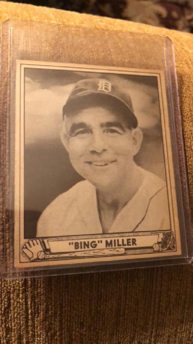 Bing miller 1940 play ball vintage baseball card: Bing miller 1940 play ball vintage baseball card