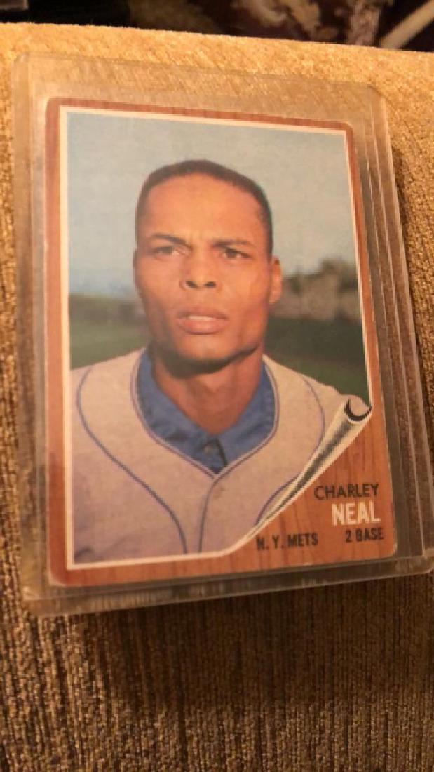 Charley Neal 1962 Topps Org: Mets card